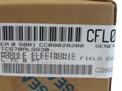 NEW GE FANUC IC670ALG630-JA THERMOCOUPLE ISOLATED 8 PT