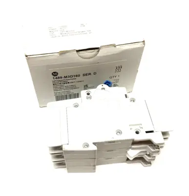 USED ALLEN-BRADLEY SER. D CIRCUIT BREAKER 3-POLE 16A