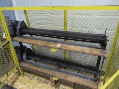 60" Jar Roller Mill, two tier, 2 drives, 2.5" x 60" long rolls