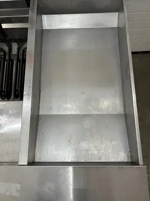 Pitco SE14X Electric Double Fryer480V with SEBNB14-Cabinent Fry Dump Station Combo