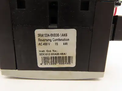 Siemens 3RA1334-8XB30-1AK6 Reversing Contactor 3-Pole 600V 3PH 120V Coil