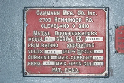 USED CAMMANN C86