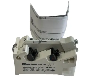 NEW EATON 9084A17G01 AUXILIARY CONTACT J11 MODEL C
