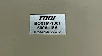 Used TOGI BOXTM-1001 Miscellaneous Equipment (Electrical & Power) | Surplus Asset Holdings #1194264