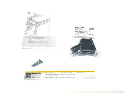 USED BOSCH REXROTH SWITCH BRACKET FOR A 12MM SENSOR FOR STOP GATE INSTALL