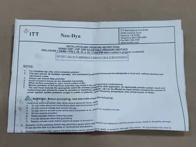 NEW ITT INDUSTRIES 200P13C3