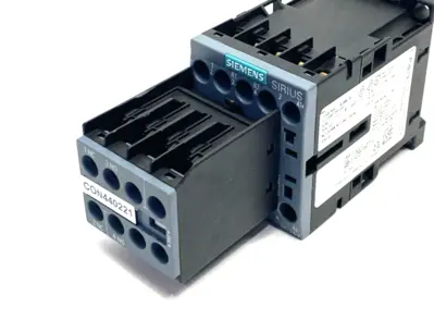 3RT2516-1BB40 | Siemens  Power Contactor, 3AC, 9A, 4kW 400V, 4P 24VDC - Used