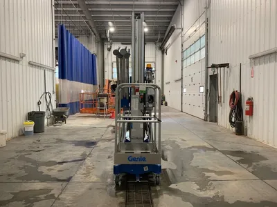 New | in-Stock 2026 GENIE AWP-40S PUSH AROUND AERIAL WORK PLATFORM Scissor Lifters Alberta CA | Adcock Equipment #1417637