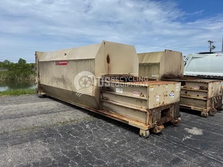Used PTR TWO (2) PT350 SELF CONTAINED COMPACTORS Misc Recycling Ohio US | US Recycling Equipment #1123475