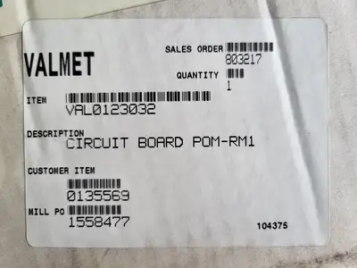 NEW VALMET POM-RM1
