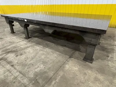 12'3" X 8'3" STEEL LAYOUT TABLE: STOCK #23550