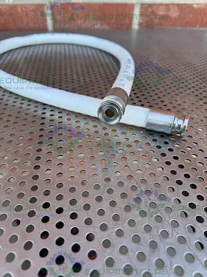 USED RUBBER FAB 08RFSV-0500 SILICON HOSE 48" W/ 1/2" SANITARY FITTING