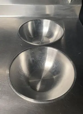 USED Mobile Stainless Steel Warming Table with Riser and Lower Shelf