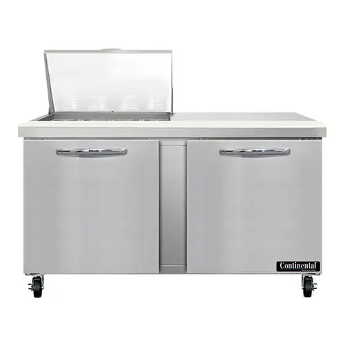 Continental SW60N12M 60" Sandwich/salad Prep Table W/ Refrigerated Base, 115v