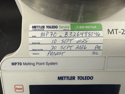 Used _UNKNOWN_ _UNKNOWN_ Melting Point Apparatus Rhode Island US | Federal Equipment Company #1347684