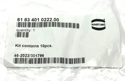 New | in-Stock HARTING 6183401022200 Connector Accessories Michigan US | Maverick Industrial Sales #1502161