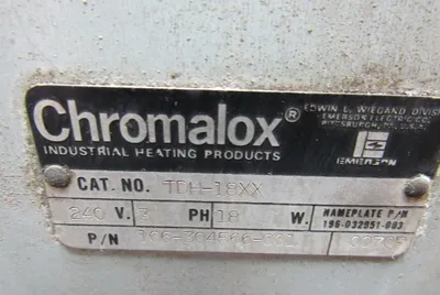 Chromalox 108-304566-001 TDH-18XX Air Ducted Heater 240V 3PH 18W