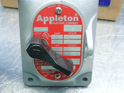 NEW APPLETON ELECTRIC COMPANY EFKF34WQ