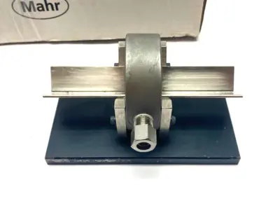 Used MAHR DIMENSIONAIR 2-JET AIR RING GAUGE W/ GUIDE CHUTES & BASE PLATE Air Gages Michigan US | Maverick Industrial Sales #1123047