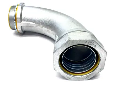 LTB30090 | Eaton  Liquidator Liquidtight Connector, FMC, 90 Deg, Insulated, 3" - New Other