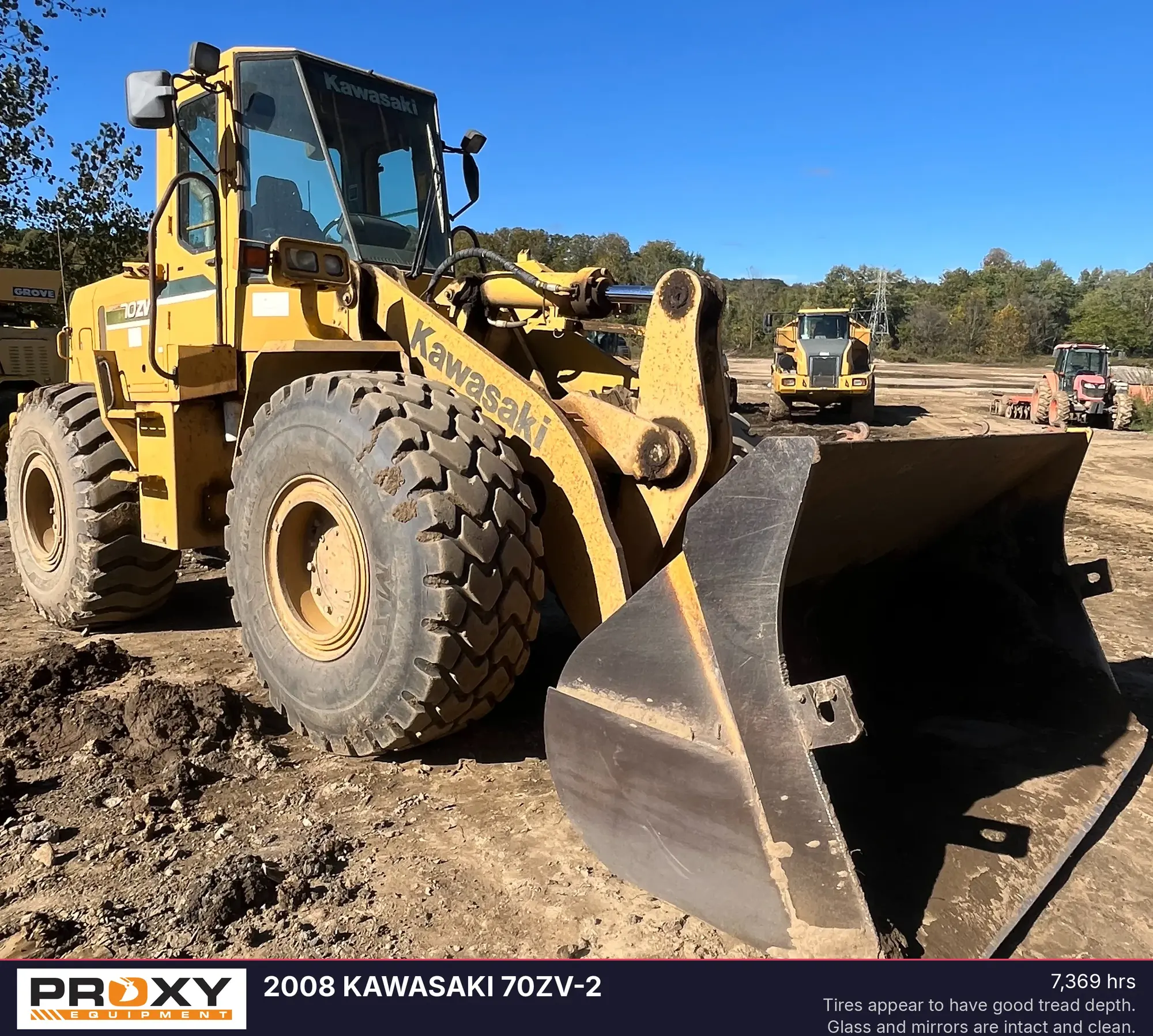 Used 2008 KAWASAKI 70ZV-2 Wheel Loaders Pennsylvania US | Proxy Equipment #1378342
