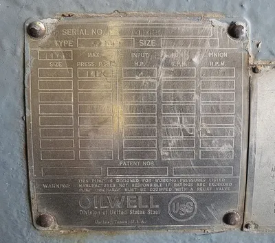 USED OILWELL 336-P