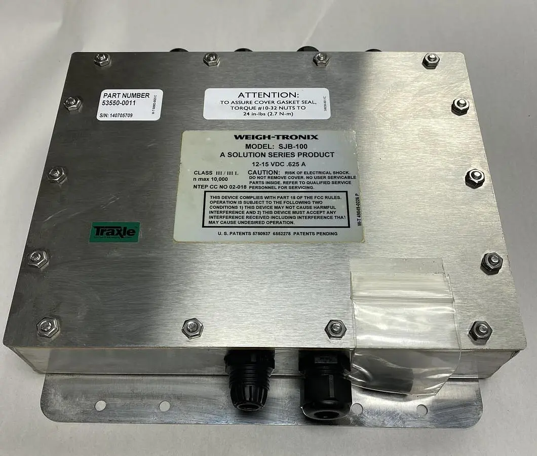 USED WEIGH TRONIX SJB-100