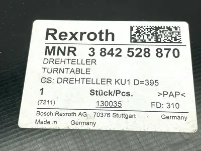 3 842 528 870 | Bosch Rexroth 3842528870 Turntable - Used