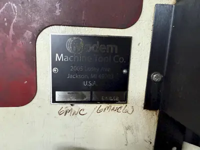 7" MODERN MODEL #6MNC CNC TUBE CUT OFF MACHINE: STOCK #23477