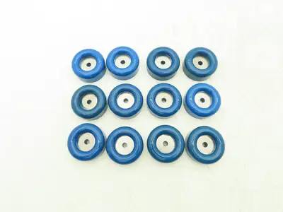 Industrial Rubber Machine Table Feet 2.5" X 1" Lot of 12