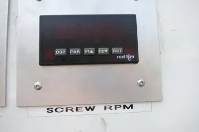 3.5″ NRM PM70 24:1 WATER COOLED EXTRUDER & 3 ROLL SHEET STACK W/SHEAR