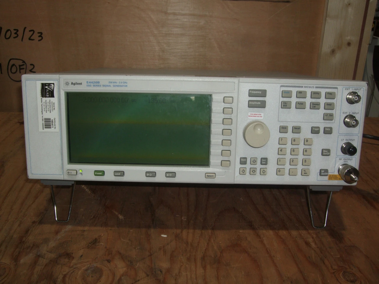 USED AGILENT E4420B