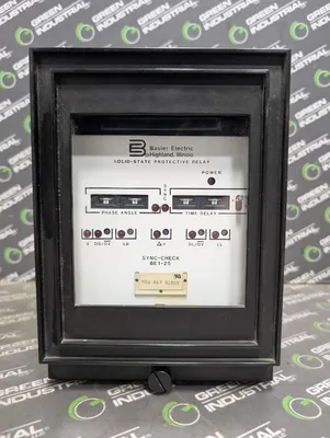 Basler Electric BE1-25 M1G A6P N5R0F Sync-Check Solid State Relay Used