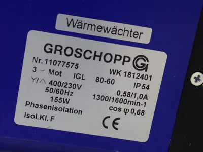Used GROSCHOPP WK1812401 Motors (misc) Ohio US | HGR 24 #734809