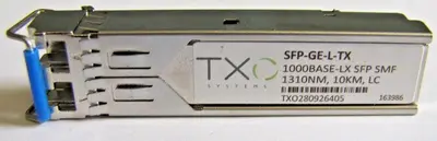 Lot of 4 TXO Systems SFP-GE-L-TX Gigabit 1GE 1000Base-LX Optical Transceiver