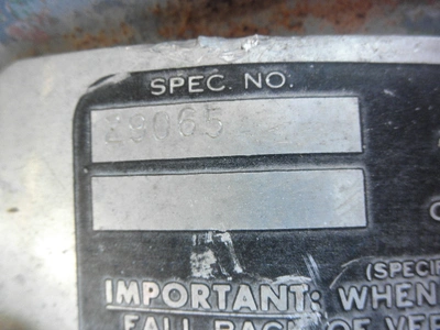 USED TWIN DISC C 107 SP6