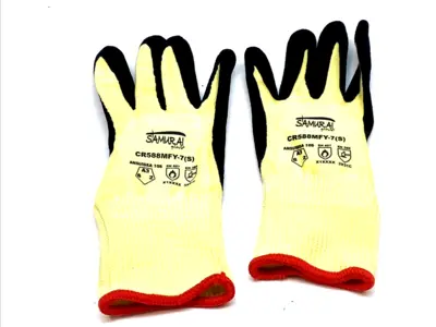 NEW SAMURAI CUT RESISTANT WORK GLOVES SIZE SMALL LEVEL 5 SAFETY