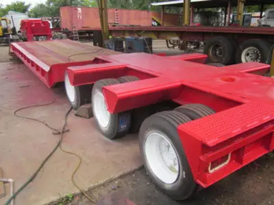 Used TRANSPORT 55 TON DETACHABLE LOWBOY TRAILER Lowboy Trailers Florida US | USA Transequipment #1542486