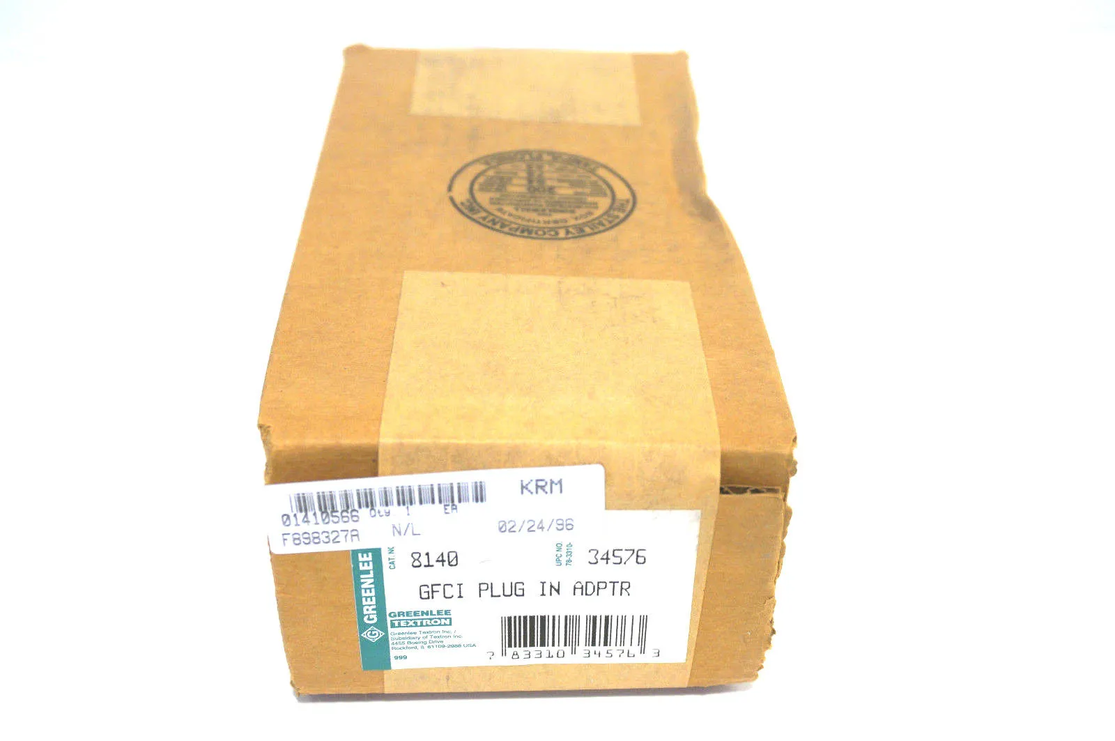 NEW GREENLEE 8140 PLUG IN ADAPTER 8140-34576