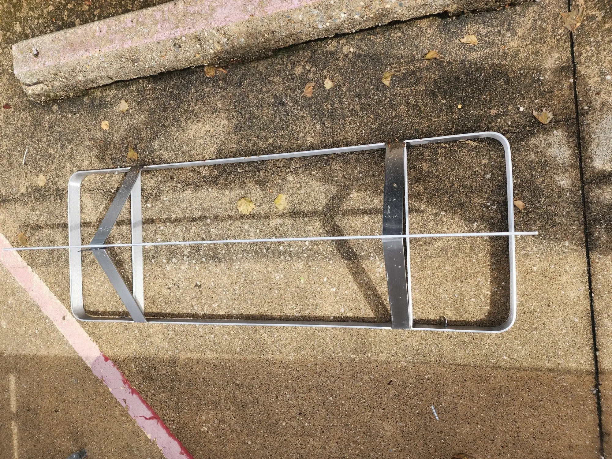 Used Falcon Restaurant Supply Used Stainless Steel Ceiling-Mounted Pot Rack - 60" Restaurant Equipment (Miscellaneous) Illinois US | Falcon Restaurant Supply #1376711