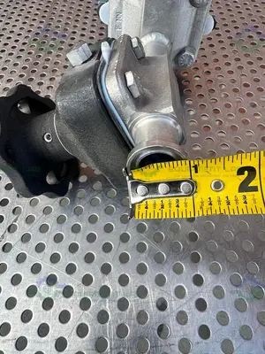 USED 2- ITT PURE FLO RA25MAX DIAPHRAGM VALVE W/ 1" TO 3/4" SANITARY FITTING