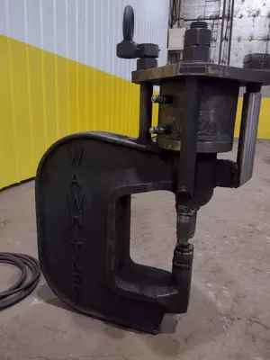 70 TON WA WHITNEY MODEL #771 WEB HYDRAULIC C-FRAME PUNCH W/ POWER UNIT: YOBRO #23902