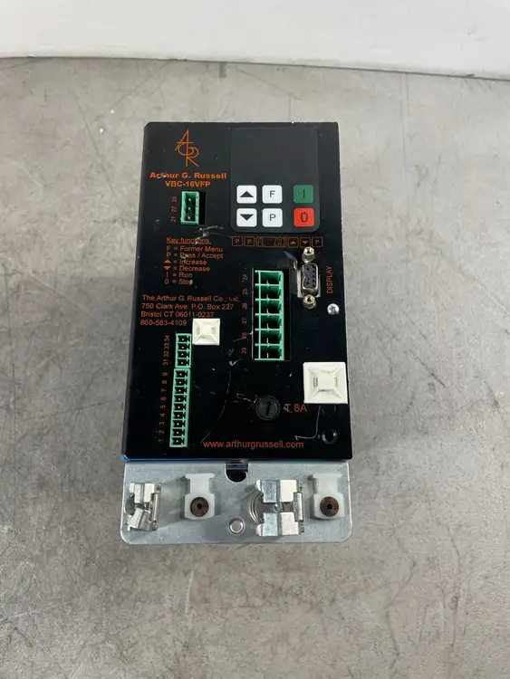 Used ARTHUR G RUSSELL ARTHUR G RUSSELL VBC-16VFP Variable Speed Drives South Carolina US | Palmetto Automation #1161436