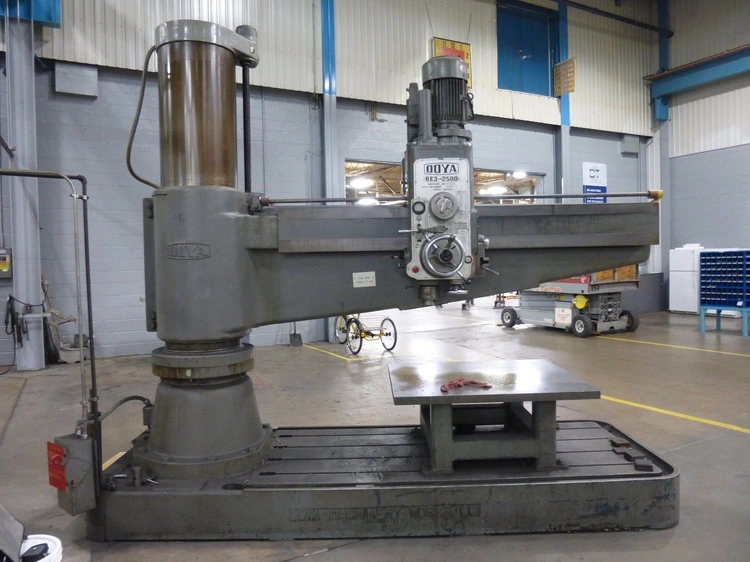 Used OOYA RE3-2500 8' X 19" RADIAL DRILL Radial Drills Illinois US | Asset Exchange Corporation #20220
