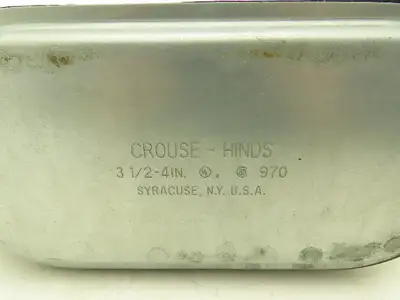 Crouse-Hinds LB-97 Condulet 3-1/2" Grayloy-Iron LB Unilet