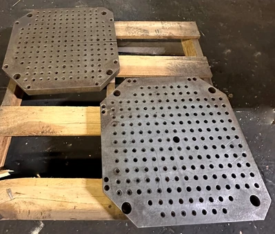 16 1/2 X 16 1/2 TAPPED MACHINE SUB PLATES