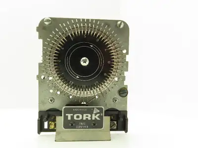 Tork 107M Clock Motor Time Control Timer Switch Bracket 120VAC 60Hz 3W