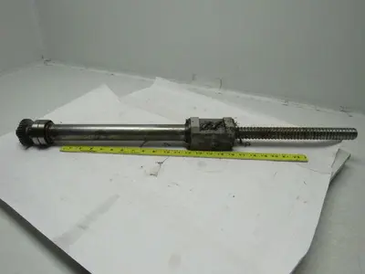 Wasino LG71 33" Ball Screw & Nut Assembly End Bearing is Bad