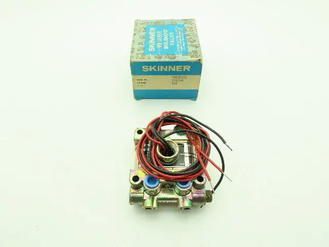 Honeywell Skinner V933DX19 Solenoid Valve 4-Way NC 120V 50 PSI 1/4" NPT