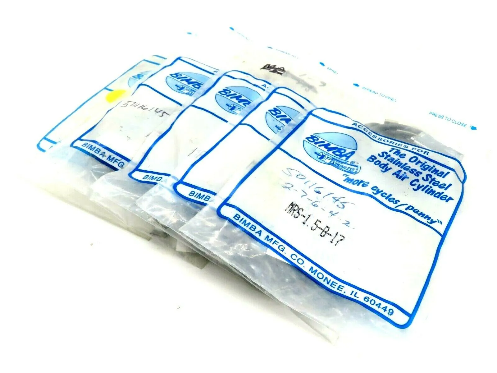 NEW LOT OF 5 BIMBA MRS-1.5-B-17 MAGNETIC REED SWITCH MRS15B17